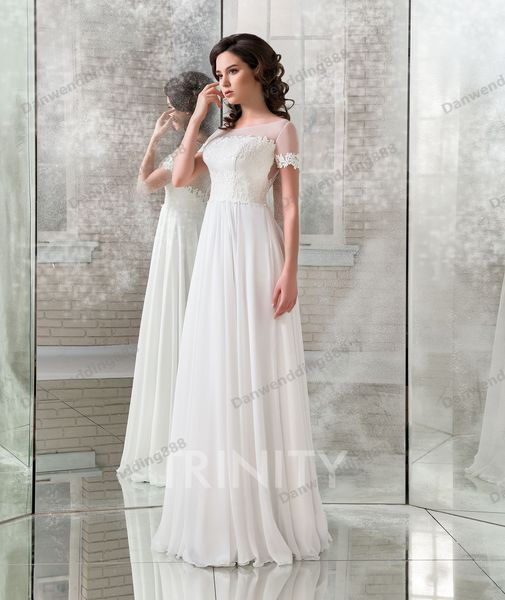 beauty ivory chiffon scoop applique sheath wedding dresses bridal pageant dresses wedding attire dresses custom size 2-16 zw713268, White
beauty ivory chiffon scoop applique sheath wedding dresses bridal pageant dresses wedding attire dresses custom size 2-16 zw713268, White