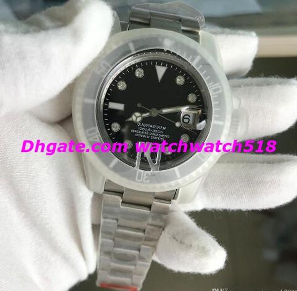 2 styles luxury watch mens watch asia 2813 automatic movement ceramic bezel 40mm 116619 sapphire diamonds face waterproof, Slivery;brown
2 styles luxury watch mens watch asia 2813 automatic movement ceramic bezel 40mm 116619 sapphire diamonds face waterproof, Slivery;brown