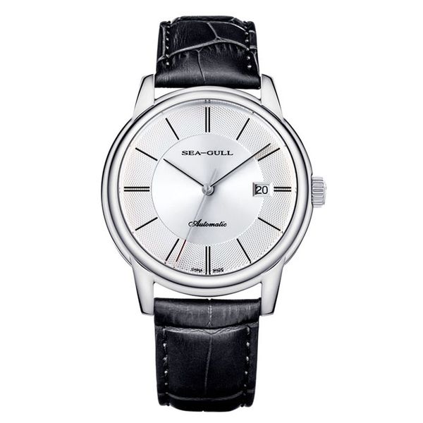 leisure automatic mechanical genuine leather waterproof watch with rome digital business for various occasions 816.405, Slivery;brown
leisure automatic mechanical genuine leather waterproof watch with rome digital business for various occasions 816.405, Slivery;brown
