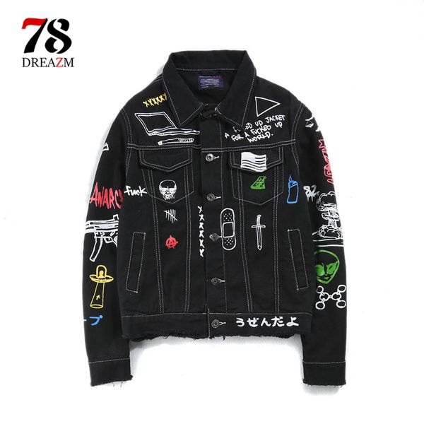 patchwork jeans jacket long sleeve mens hip hop printed pocket casual shirts fashion streetwear, Black;brown
patchwork jeans jacket long sleeve mens hip hop printed pocket casual shirts fashion streetwear, Black;brown