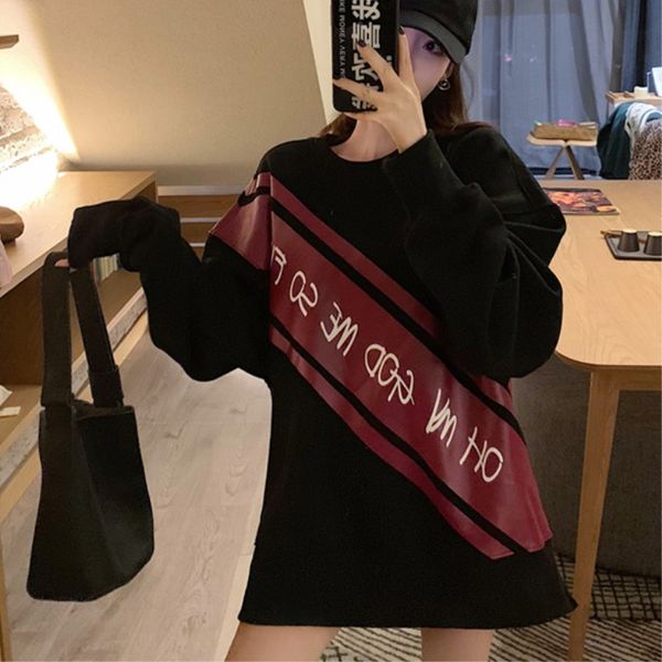 tee shirt femme women 2018 autumn winter korean clothes vogue oversize t shirt long sleeve casual letter printing sweatshirt, White
tee shirt femme women 2018 autumn winter korean clothes vogue oversize t shirt long sleeve casual letter printing sweatshirt, White