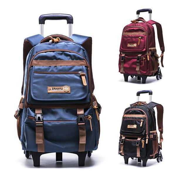grades 4-9 kids trolley schoolbag book bags boys girls backpack waterproof removable children school bags with 3 wheels stairs
grades 4-9 kids trolley schoolbag book bags boys girls backpack waterproof removable children school bags with 3 wheels stairs