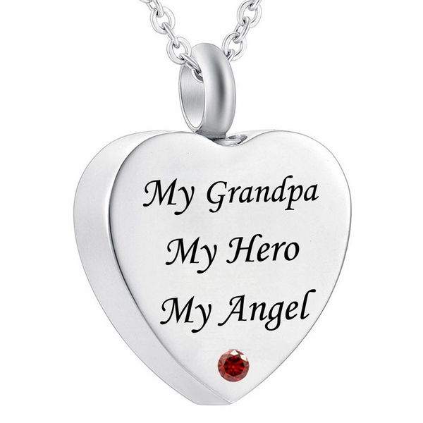 my dad my hero my angel cremation jewelry birthstone crystal memorial urn necklace grandpa heart pendant funnel fill kit, Silver
my dad my hero my angel cremation jewelry birthstone crystal memorial urn necklace grandpa heart pendant funnel fill kit, Silver