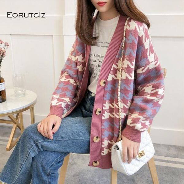 winter oversize cardigan women sweater plaid knitting jacket casual autumn long sleeve warm basic coat lm065, White;black
winter oversize cardigan women sweater plaid knitting jacket casual autumn long sleeve warm basic coat lm065, White;black