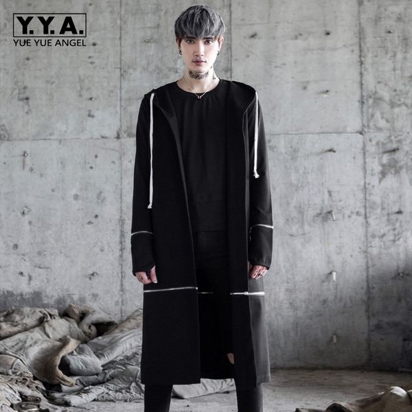 new long cardigan trench coat men spring autumn outerwear mens casual loose thin jacket man hooded black overcoat large size
new long cardigan trench coat men spring autumn outerwear mens casual loose thin jacket man hooded black overcoat large size