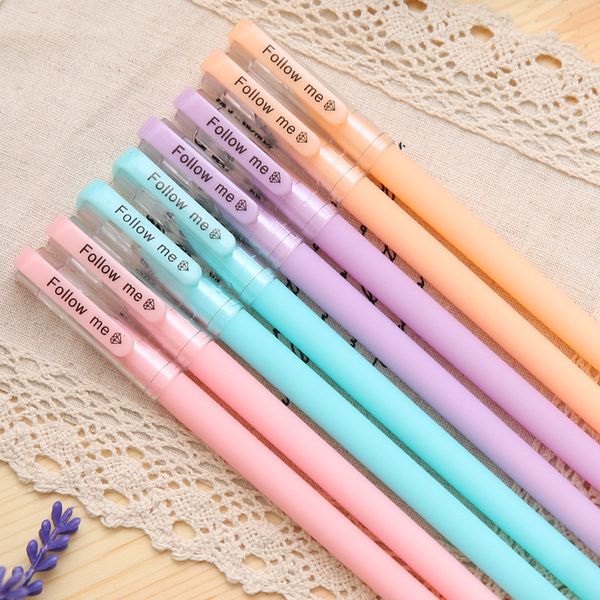 4 pcs/lot 0.38mm candy color gel pens cute black ink pen korea stationery office school supplies canetas escolar lapices
4 pcs/lot 0.38mm candy color gel pens cute black ink pen korea stationery office school supplies canetas escolar lapices