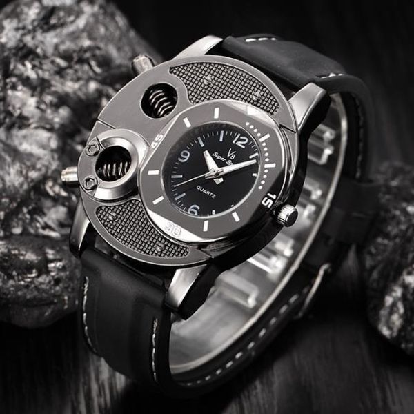 men's wrist watch leisure sport quartz fashionable dress silica gel watch large dial quartz watch man, Slivery;brown
men's wrist watch leisure sport quartz fashionable dress silica gel watch large dial quartz watch man, Slivery;brown
