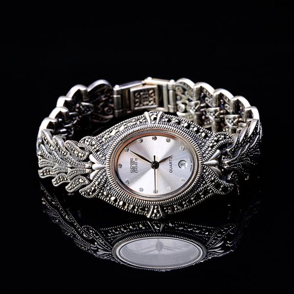 thai silver wholesale s925 sterling silver jewelry business lady thailand bracelet watch, Golden;silver
thai silver wholesale s925 sterling silver jewelry business lady thailand bracelet watch, Golden;silver