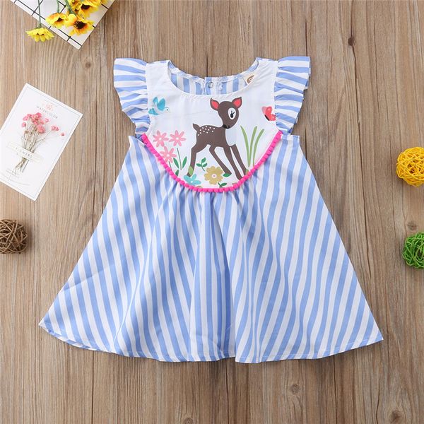 summer deer sleeveless striped floral pageant party bridesmaid round neck dresses girls clothing kids baby girl dress princess, Red;yellow
summer deer sleeveless striped floral pageant party bridesmaid round neck dresses girls clothing kids baby girl dress princess, Red;yellow