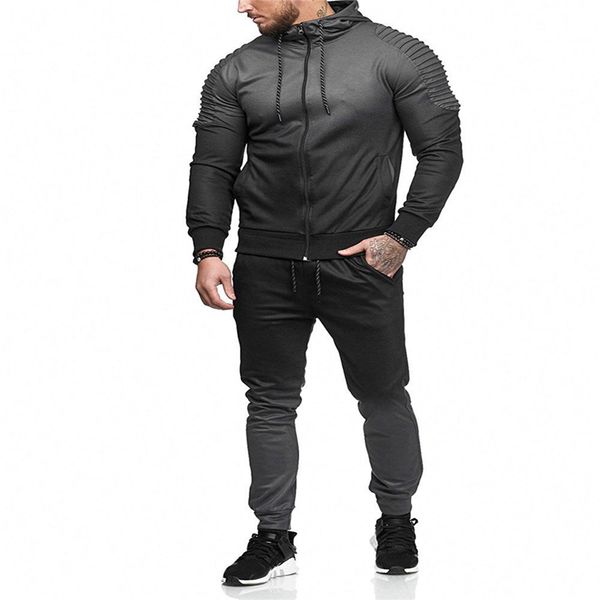 new latest fashion mens gradient ramp sportsuit tracksuit men's sets zipper hooded hoodies pants outwear spring autumn suits, Gray
new latest fashion mens gradient ramp sportsuit tracksuit men's sets zipper hooded hoodies pants outwear spring autumn suits, Gray