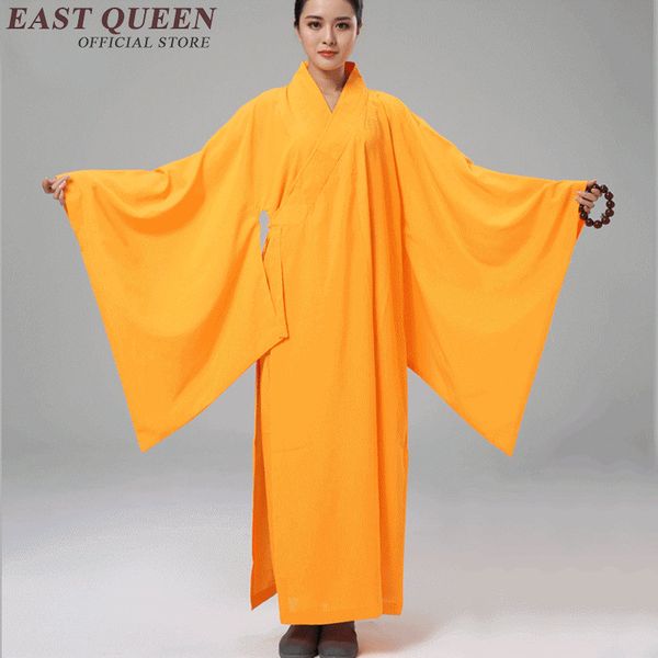 women long sleeve buddhist monk robes pure color female shaolin monk uniform traditional chinese clothing for women kk810 yz, Red
women long sleeve buddhist monk robes pure color female shaolin monk uniform traditional chinese clothing for women kk810 yz, Red