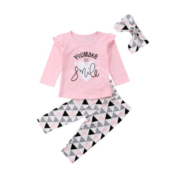 infant newborn baby girl floral smile clothes costume toddler girls kids t shirt long pants leggings 3pcs sunsuit clothes, White
infant newborn baby girl floral smile clothes costume toddler girls kids t shirt long pants leggings 3pcs sunsuit clothes, White