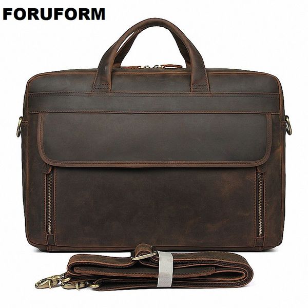 grade male men's vintage real crazy horse leather briefcase messenger shoulder portfolio lapbag office handbag li-2211
grade male men's vintage real crazy horse leather briefcase messenger shoulder portfolio lapbag office handbag li-2211