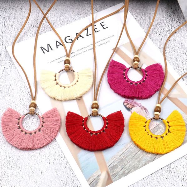 bohemian wooden bead tassel pendant necklace women leather chain long necklace collares party jewelry collar mujer sweater chain, Silver
bohemian wooden bead tassel pendant necklace women leather chain long necklace collares party jewelry collar mujer sweater chain, Silver