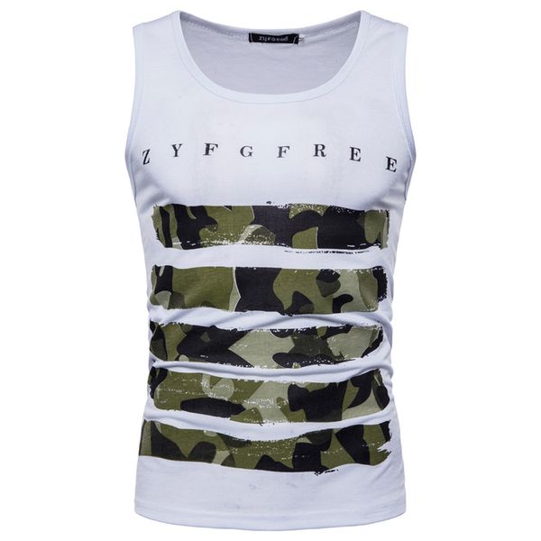 Mens Striped Camouflage Printed Fitness Aerobics Clothing Male Sports Workout Sleeveless Body-hugging Vests Free Shipping
Mens Striped Camouflage Printed Fitness Aerobics Clothing Male Sports Workout Sleeveless Body-hugging Vests Free Shipping