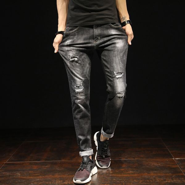 men jeans stretch skinny hollow out ripped pleated 2018 spring summer men denim jeans hole distressed casual vintage slim, Blue
men jeans stretch skinny hollow out ripped pleated 2018 spring summer men denim jeans hole distressed casual vintage slim, Blue
