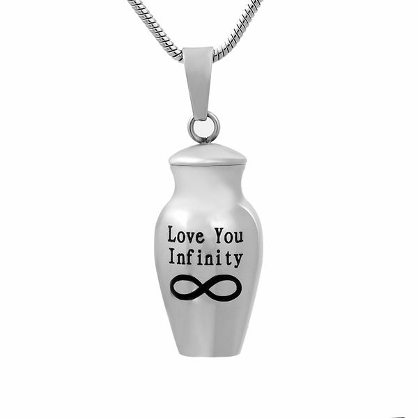 memorial pet ash urn jewelry casket necklace love you infinity stainless steel cremation urn pendant necklace for ashes, Silver
memorial pet ash urn jewelry casket necklace love you infinity stainless steel cremation urn pendant necklace for ashes, Silver