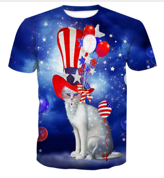 new arrival men/women flag hat magician cat 3d printed t-shirt summe style fashion casual t-shirt s-xxxxxxxl u581, White;black
new arrival men/women flag hat magician cat 3d printed t-shirt summe style fashion casual t-shirt s-xxxxxxxl u581, White;black