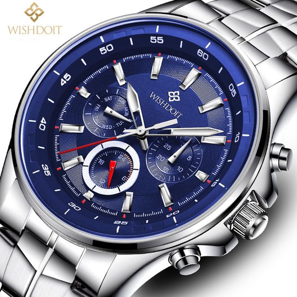 brand de luxe wishdoit luminous dial stainless steel watch casual pilot army men's quartz wristwatch relogio masculino, Slivery;brown
brand de luxe wishdoit luminous dial stainless steel watch casual pilot army men's quartz wristwatch relogio masculino, Slivery;brown