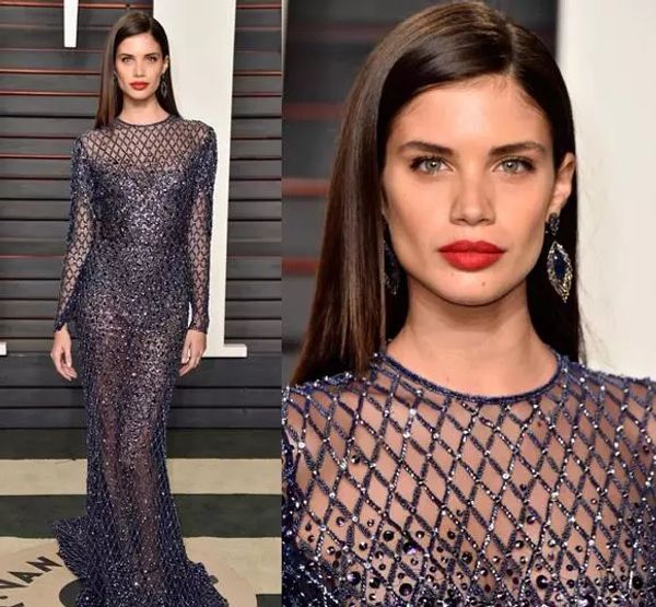 sparkly sequined formal evening dresses jewel neck long sleeve mermaid prom gowns sweep train illusion party red carpet gowns custom, Black;red
sparkly sequined formal evening dresses jewel neck long sleeve mermaid prom gowns sweep train illusion party red carpet gowns custom, Black;red