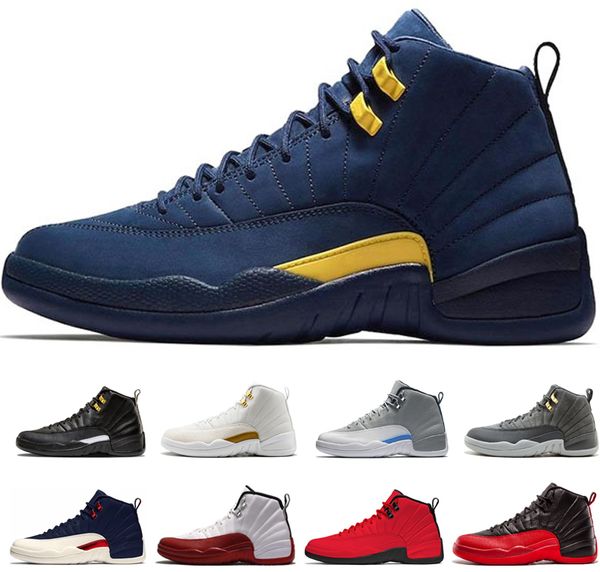 12 college navy basketball shoes 12s international flight vachetta michigan red wolf grey white trainers shoes sneaker size us 7-13
12 college navy basketball shoes 12s international flight vachetta michigan red wolf grey white trainers shoes sneaker size us 7-13
