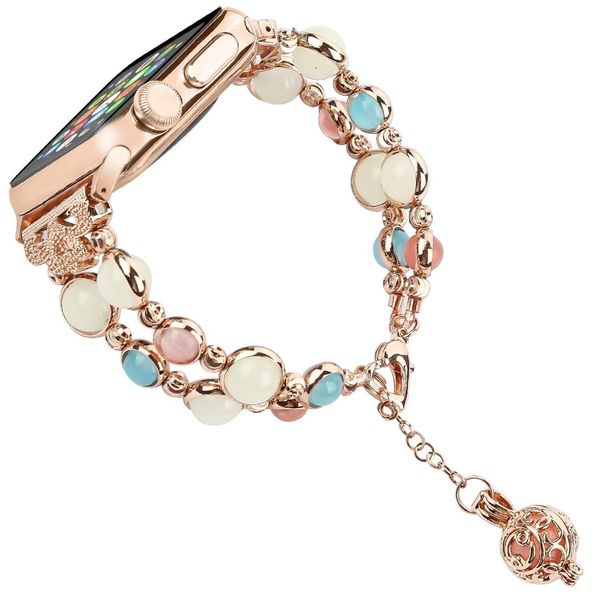 unique handmade band woman luminous pearl adjustable iwatch bracelet metal link wristband for series 1 2 3 4, Black;brown
unique handmade band woman luminous pearl adjustable iwatch bracelet metal link wristband for series 1 2 3 4, Black;brown