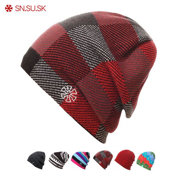 sn.su.sk 2018 warm winter hat knitted beanies hiking hats for men women sport caps skullies gorros bonnet beanie cap, Black;white
sn.su.sk 2018 warm winter hat knitted beanies hiking hats for men women sport caps skullies gorros bonnet beanie cap, Black;white