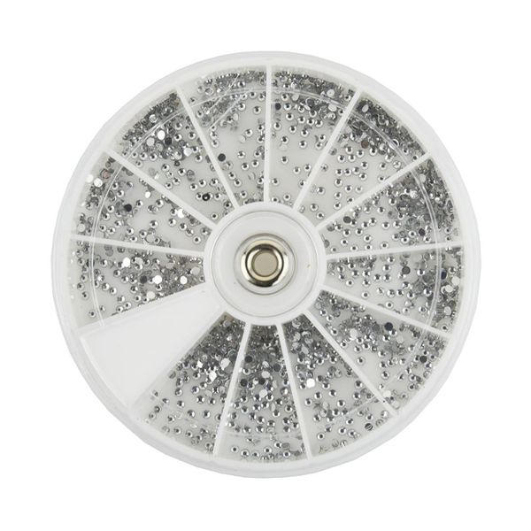 upperx silver rhinestones carousel boxes crystal nail manicure nail art glitter 1.5 mm wheel, Silver;gold 
upperx silver rhinestones carousel boxes crystal nail manicure nail art glitter 1.5 mm wheel, Silver;gold