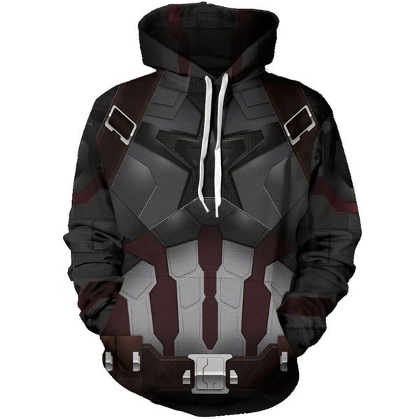 3 captain american hoodies sweatshirt 3d hooded pullover novelty streetwear hoodies qulaity hoodie, Black
3 captain american hoodies sweatshirt 3d hooded pullover novelty streetwear hoodies qulaity hoodie, Black