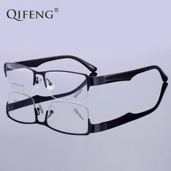 qifeng spectacle frame eyeglasses men computer optical prescription myopia clear lens eye glasses frame for male eyewear qf158, Silver
qifeng spectacle frame eyeglasses men computer optical prescription myopia clear lens eye glasses frame for male eyewear qf158, Silver