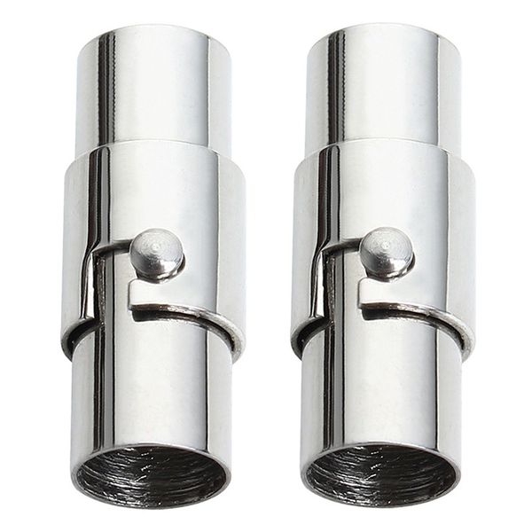 2sets stainless steel magnetic clasps with safe snap lock fit 2~10mm leather cord bracelet connectors for jewelry making f3906
2sets stainless steel magnetic clasps with safe snap lock fit 2~10mm leather cord bracelet connectors for jewelry making f3906