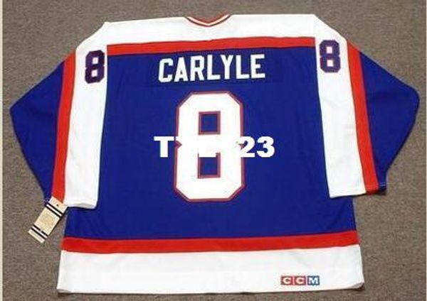 men #8 randy carlyle winnipeg jets 1984 ccm vintage home hockey jersey or custom any name or number retro jersey, Black;red
men #8 randy carlyle winnipeg jets 1984 ccm vintage home hockey jersey or custom any name or number retro jersey, Black;red