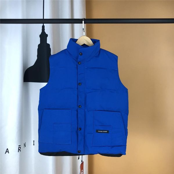 goose winter men and women's down vest outdoor thick warm outdoor goose down vest windproof warm couple sleeveless coat designer jacket, Black;white 
goose winter men and women's down vest outdoor thick warm outdoor goose down vest windproof warm couple sleeveless coat designer jacket, Black;white