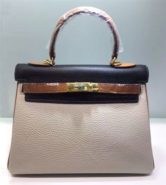 32CM 28CM 25CM Big Brand Totes women Two-tone Shoulder Bags With Lock Gold Hardware Genuine leather Fashion lady Handbag High Quality
32CM 28CM 25CM Big Brand Totes women Two-tone Shoulder Bags With Lock Gold Hardware Genuine leather Fashion lady Handbag High Quality