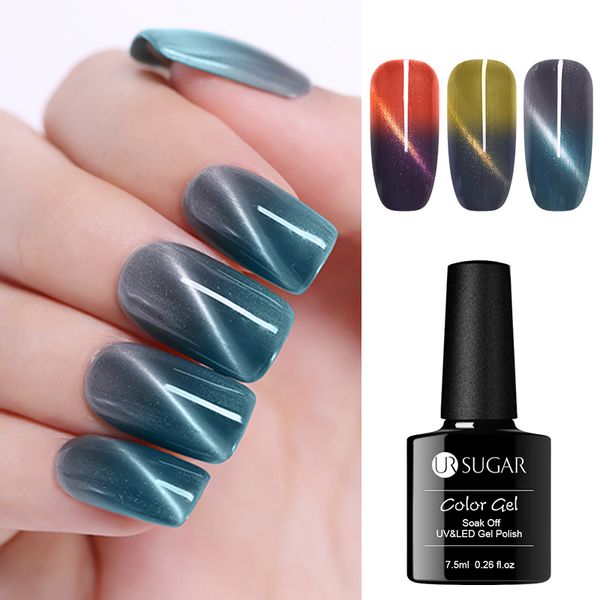 ur sugar 7.5ml thermal magnetic uv nail gel polish 3d cat eye temperature color changing soak off gel manicure art lacquer, Red;pink
ur sugar 7.5ml thermal magnetic uv nail gel polish 3d cat eye temperature color changing soak off gel manicure art lacquer, Red;pink
