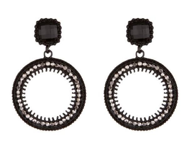 new geometric luxury gem style palace vintage ring earrings jewelry crystal earrings fashion classic new style earrings, Silver
new geometric luxury gem style palace vintage ring earrings jewelry crystal earrings fashion classic new style earrings, Silver