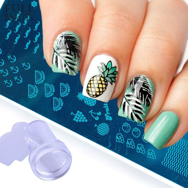 2pcs nail stamping template random flamingo flower summer image with silicone stamper scraper manicure nail art plate ch803, White
2pcs nail stamping template random flamingo flower summer image with silicone stamper scraper manicure nail art plate ch803, White