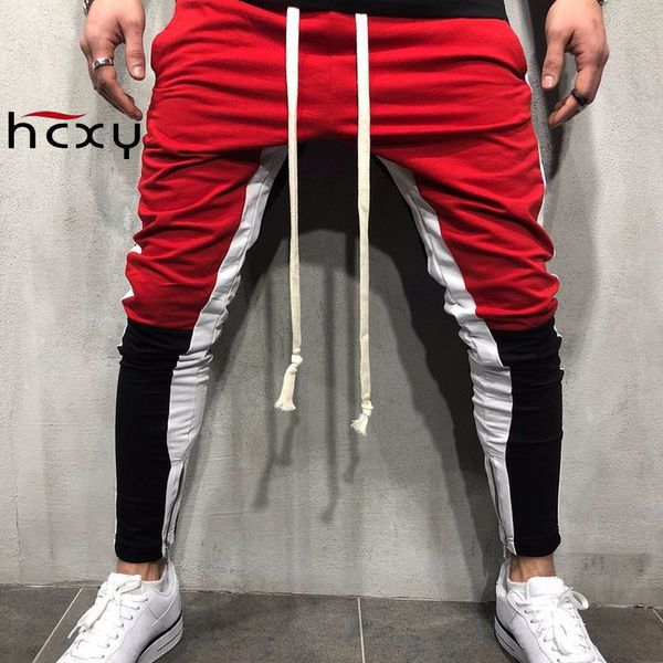 men elastic waist hip hop harem pants 2018 new mens casual sweatpants patcchwork side stripe contrast color pants, Black
men elastic waist hip hop harem pants 2018 new mens casual sweatpants patcchwork side stripe contrast color pants, Black