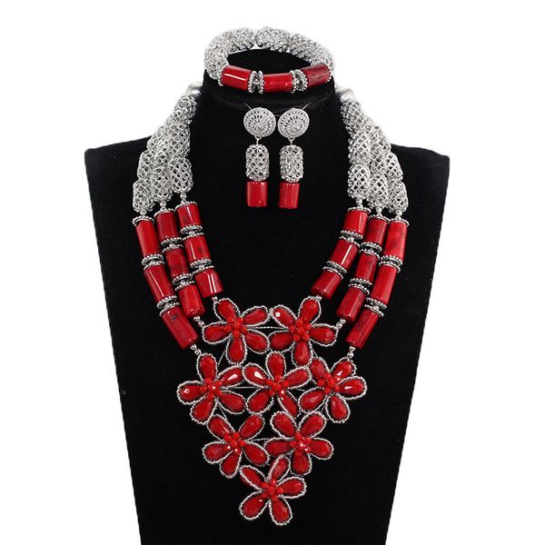 handmade flowers real coral bead women natural red coral bead jewelry set bib wedding jewelry set silver accessory jewelryabh784
handmade flowers real coral bead women natural red coral bead jewelry set bib wedding jewelry set silver accessory jewelryabh784