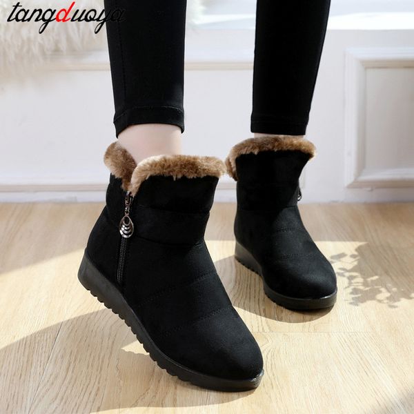 winter boots women wedge winter shoes women ankle boots for snow warm shoes woman low heel botas mujer, Black
winter boots women wedge winter shoes women ankle boots for snow warm shoes woman low heel botas mujer, Black