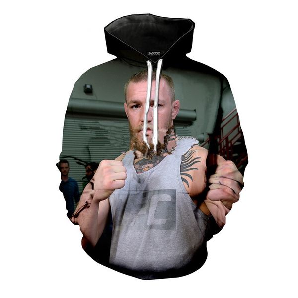 новая мода боксер конор макгрегор свободного покроя harajuku толстовки унисекс 3d печать толстовки пуловеры с рисунком кофты a186, Black
новая мода боксер конор макгрегор свободного покроя harajuku толстовки унисекс 3d печать толстовки пуловеры с рисунком кофты a186, Black