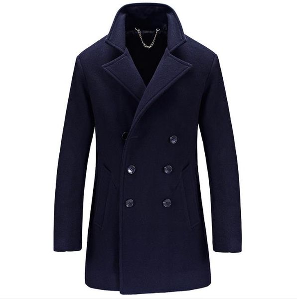 2018 winter autumn men woolen luxury coat overcoat trench wool velvet solid business casual thick warm black
2018 winter autumn men woolen luxury coat overcoat trench wool velvet solid business casual thick warm black