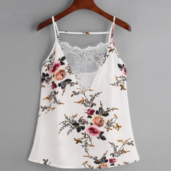 camisole women print sling chiffon shirt v-neck chest vest women's tank lace cross vest, Black;white
camisole women print sling chiffon shirt v-neck chest vest women's tank lace cross vest, Black;white