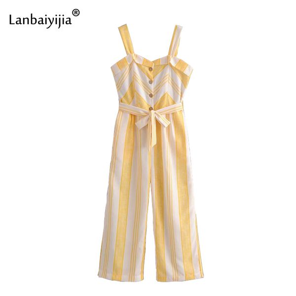 lanbaiyijia striped jumpsuits women jumpsuits single breasted bowknot sashes suspenders jumpsuit loose summer jumpsuit, Black;white
lanbaiyijia striped jumpsuits women jumpsuits single breasted bowknot sashes suspenders jumpsuit loose summer jumpsuit, Black;white