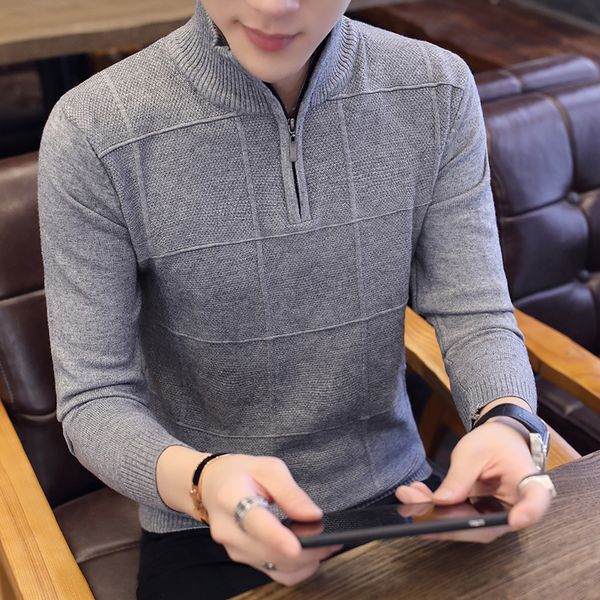 2018 men's sweaters autumn winter warm cashmere wool zipper pullover sweaters man casual knitwear plus size -xxxl, White;black
2018 men's sweaters autumn winter warm cashmere wool zipper pullover sweaters man casual knitwear plus size -xxxl, White;black