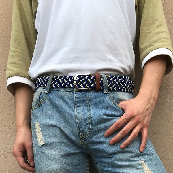 elastic belts canvas weave knitting strap man women alloy buckle jeans casual web belt for women men strap trouser leather tails, Black;brown
elastic belts canvas weave knitting strap man women alloy buckle jeans casual web belt for women men strap trouser leather tails, Black;brown