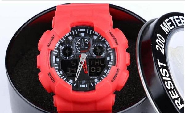 Новый с круглой коробке двойной дисплей спортивные часы ga100 г черный дисплей LED мо
Новый с круглой коробке двойной дисплей спортивные часы ga100 г черный дисплей LED мо