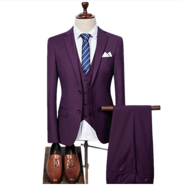 (jacket+vest+pants)men slim fit suits men's wedding suits with pants business mens formal wear men's casual suits groom suit, White;black
(jacket+vest+pants)men slim fit suits men's wedding suits with pants business mens formal wear men's casual suits groom suit, White;black