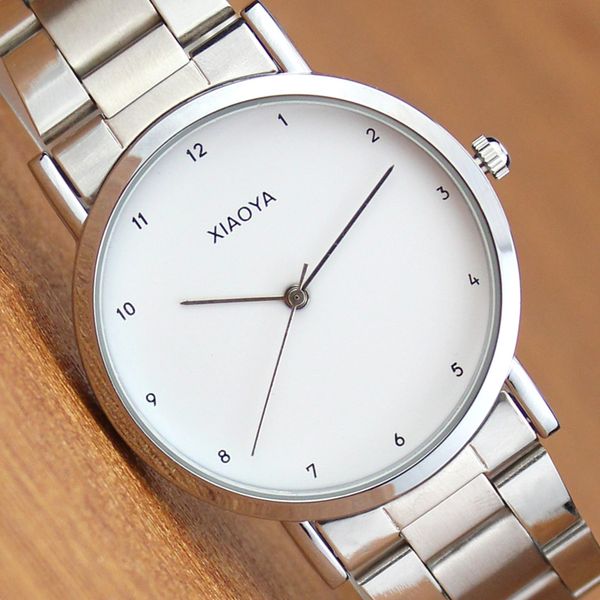 fashion casual women men love's stainless steel watch white black dial business waterproof quartz wristwatch reloj hombre, Slivery;brown
fashion casual women men love's stainless steel watch white black dial business waterproof quartz wristwatch reloj hombre, Slivery;brown