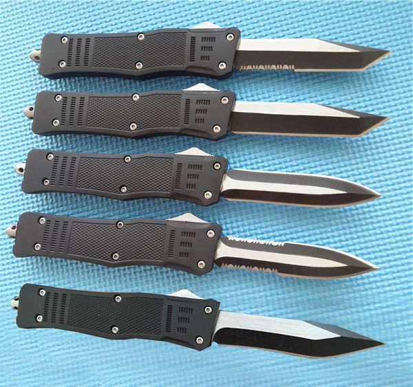 Christmas gift knife A161 Combat D/A Auto survival knife 440C steel Two-tone blade EDC Hunting tool knives Zinc alloy handle Tactical gear Q
Christmas gift knife A161 Combat D/A Auto survival knife 440C steel Two-tone blade EDC Hunting tool knives Zinc alloy handle Tactical gear Q